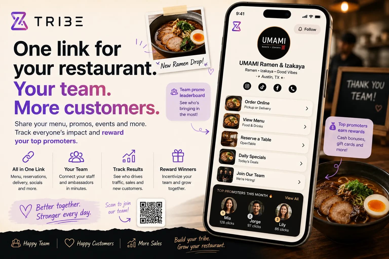 TRIBE for Restaurants