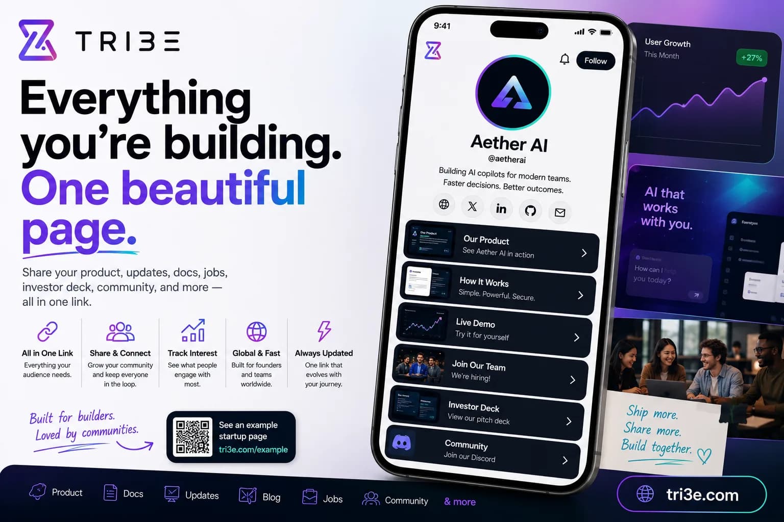 TRIBE for Startups